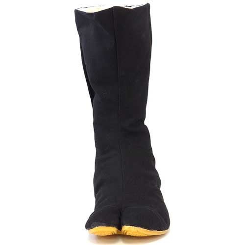 Rikio Fighter Shimebuto Black Jikatabi (Wide Calf Outdoor Tabi) (26.0 JP / 8 US Men) - Image 3